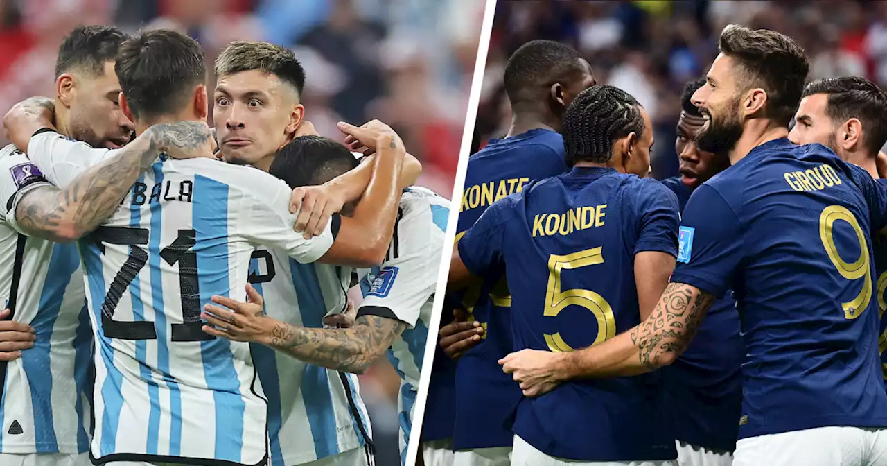 LIVE: Aftellen naar de WK-finale tussen Frankrijk en Argentinië