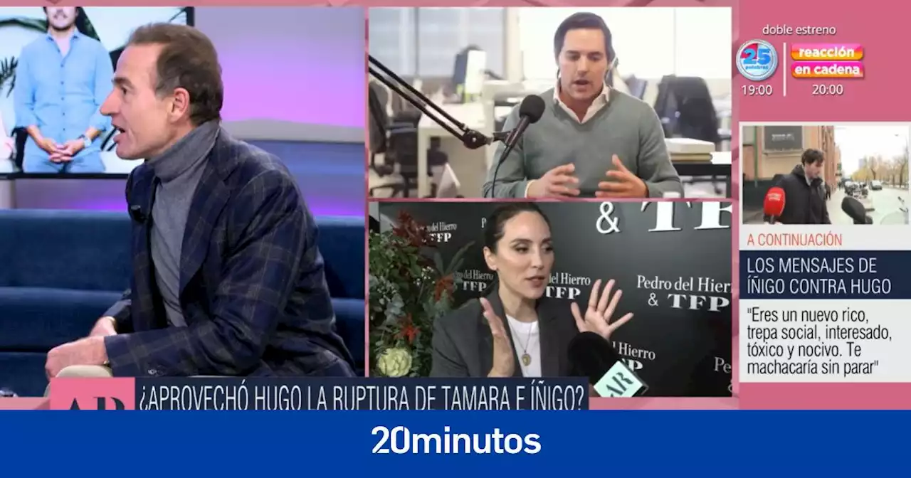 El programa de Ana Rosa | Alessandro Lecquio, sobre Hugo Arévalo, la nueva ilusión de Tamara Falcó: 'Tiene cara de traidor'