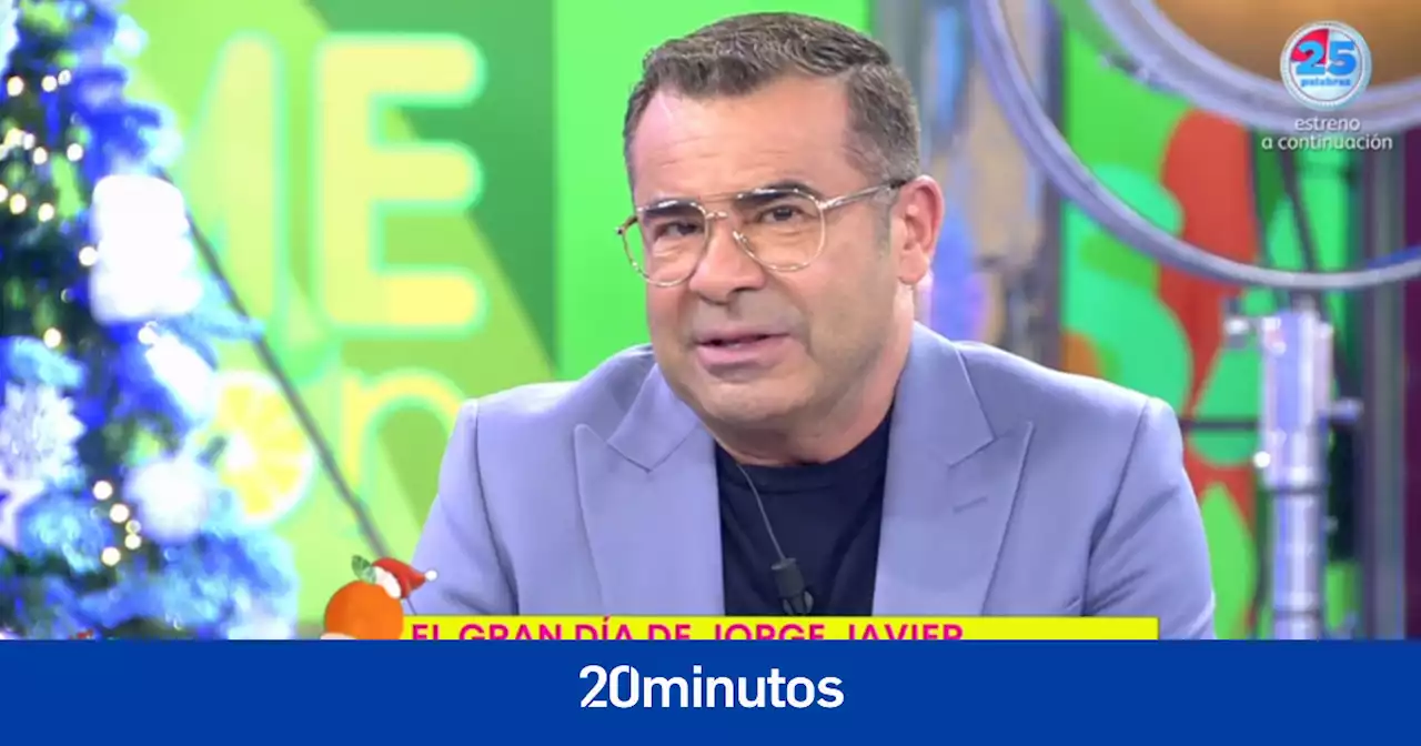 Jorge Javier Vázquez desmiente las predicciones catastrofistas sobre 'Sálvame': 'No nos van a quitar de aquí ni con agua caliente'