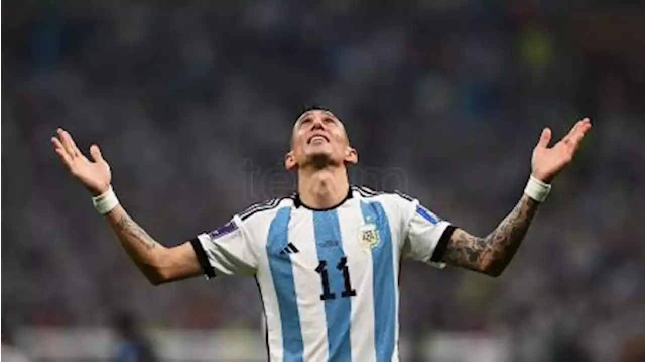 Di María, el hombre de la asistencia perfecta en la red para que Argentina salga campeón