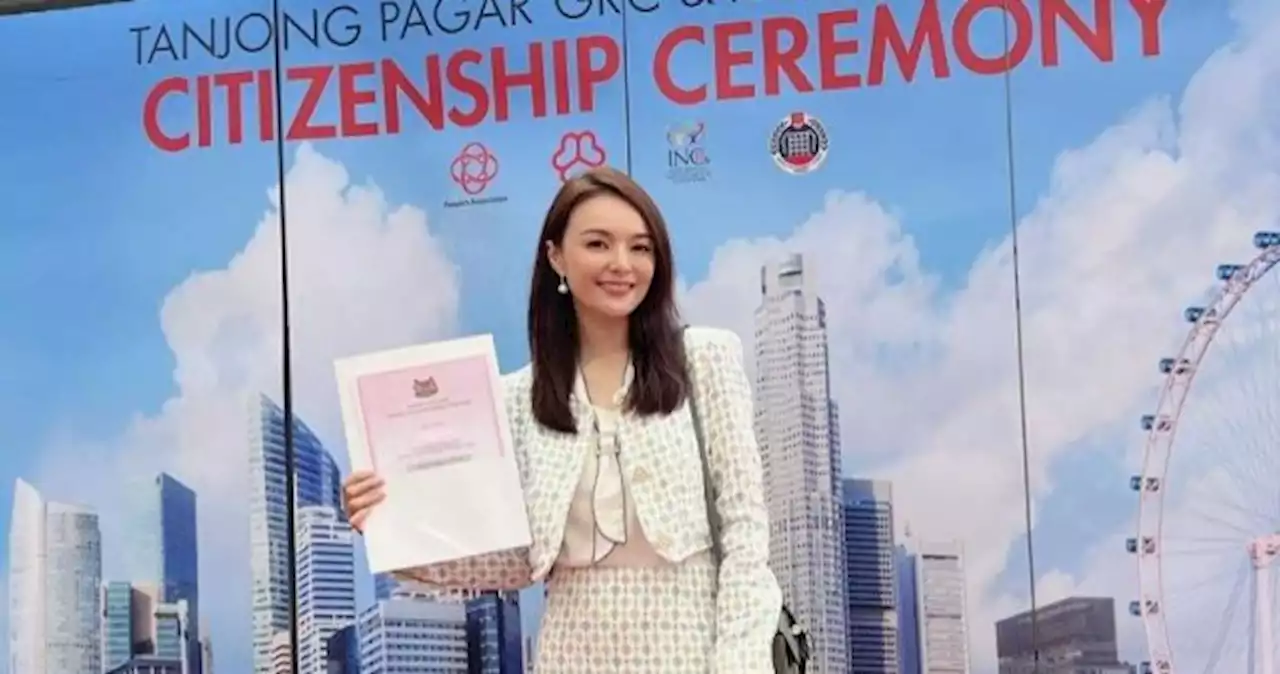'My new identity and life journey': Apple Hong attends Singapore citizenship ceremony