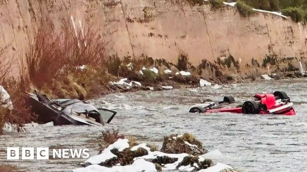 Teenager dead as two cars plunge into river near Aboyne