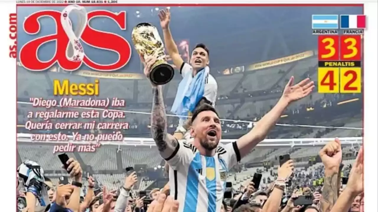 WM 2022: Pressestimmen zum Argentinien-Sieg im Finale: „Ehre sei Gott, Ehre sei Messi“