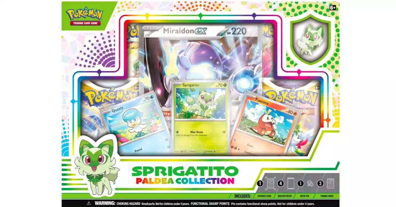 Pokémon TCG To Release Paldea Collections In January 2023