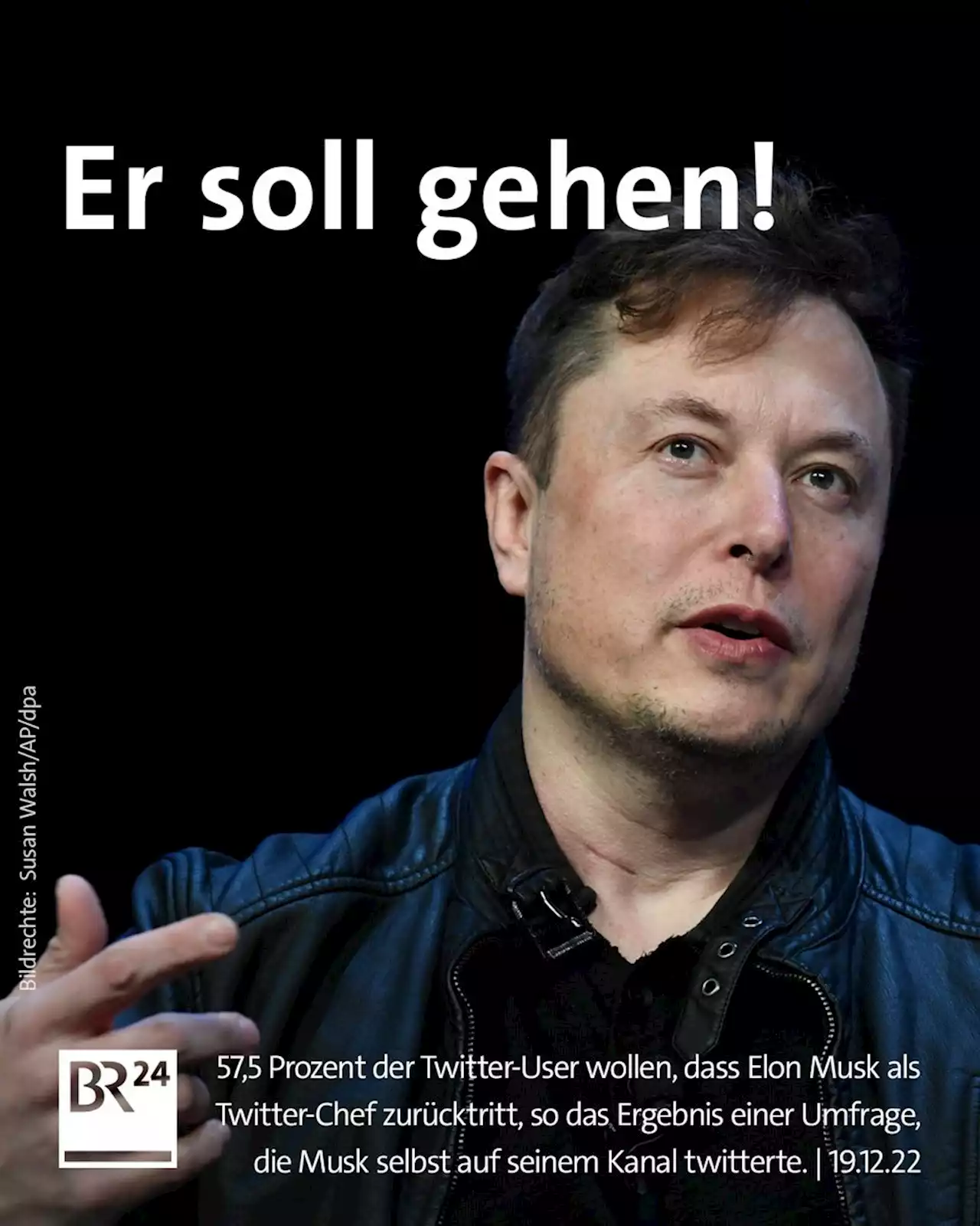 Nutzer stimmen gegen Musk als Twitter-Chef