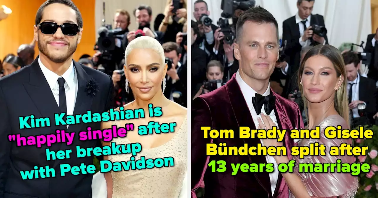 45 Celebrity Couples That Bit The Dust In 2022