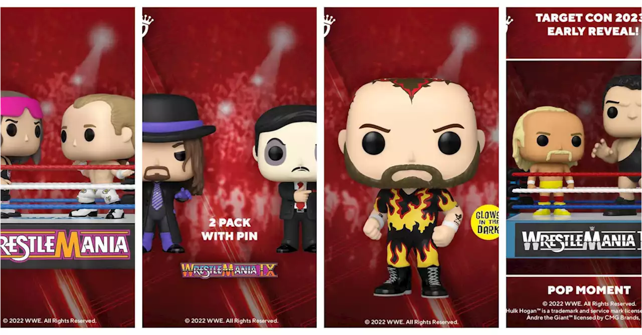 New WWE Funko Pops: Wrestlemania Pop Moments, Bam Bam Bigelow, and More