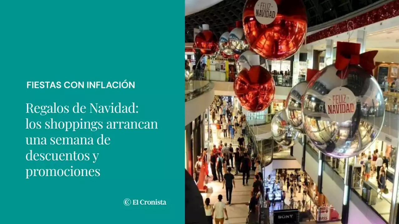 Regalos de Navidad: los shoppings arrancan una semana de descuentos y promociones