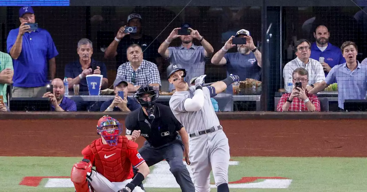 Aaron Judge’s record-breaking HR ball from Globe Life Field sold for $1.5 million