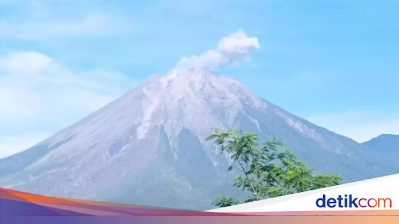 Gunung Semeru Pagi Ini 2 Kali Erupsi, Status Level Siaga