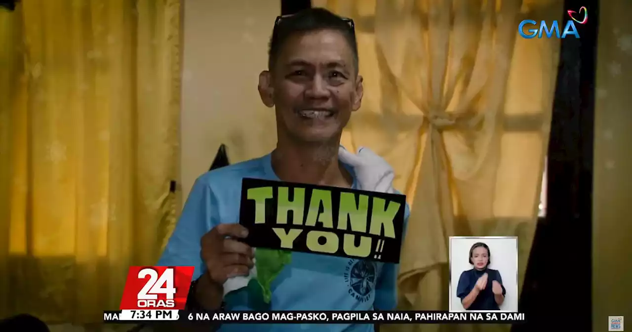 Jeepney driver who gives free rides for the 'walang-wala' gets Christmas surprise from '24 Oras'