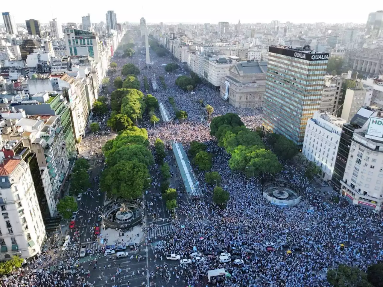 'We love this team': Argentina street party erupts after World Cup win