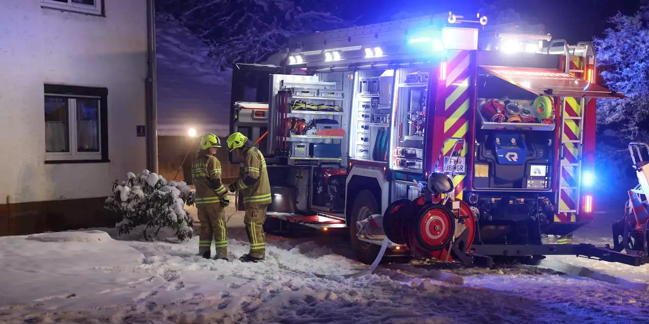 Brand in Heizraum – Mutter flieht mit Kindern aus Haus