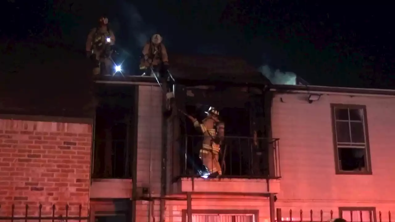 Elderly man hurt, dog killed in northwest Houston apartment fire that may have been arson