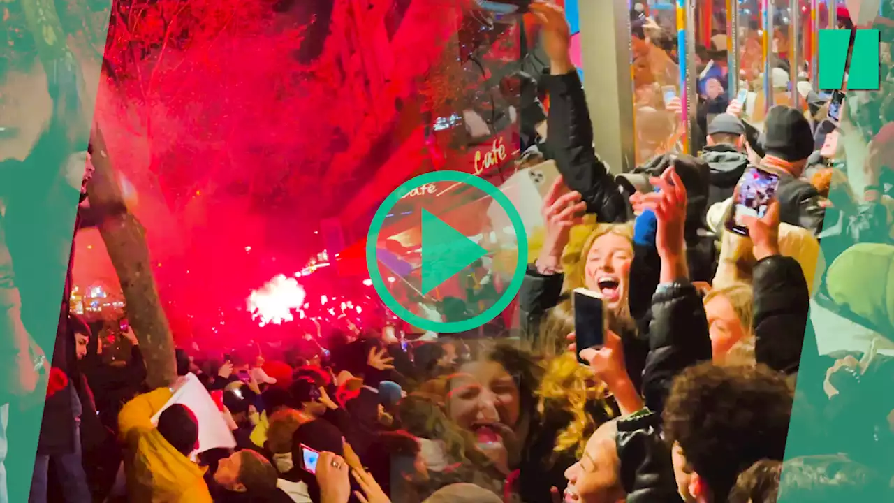 À Paris, les images de l’ascenseur émotionnel de la finale du Mondial