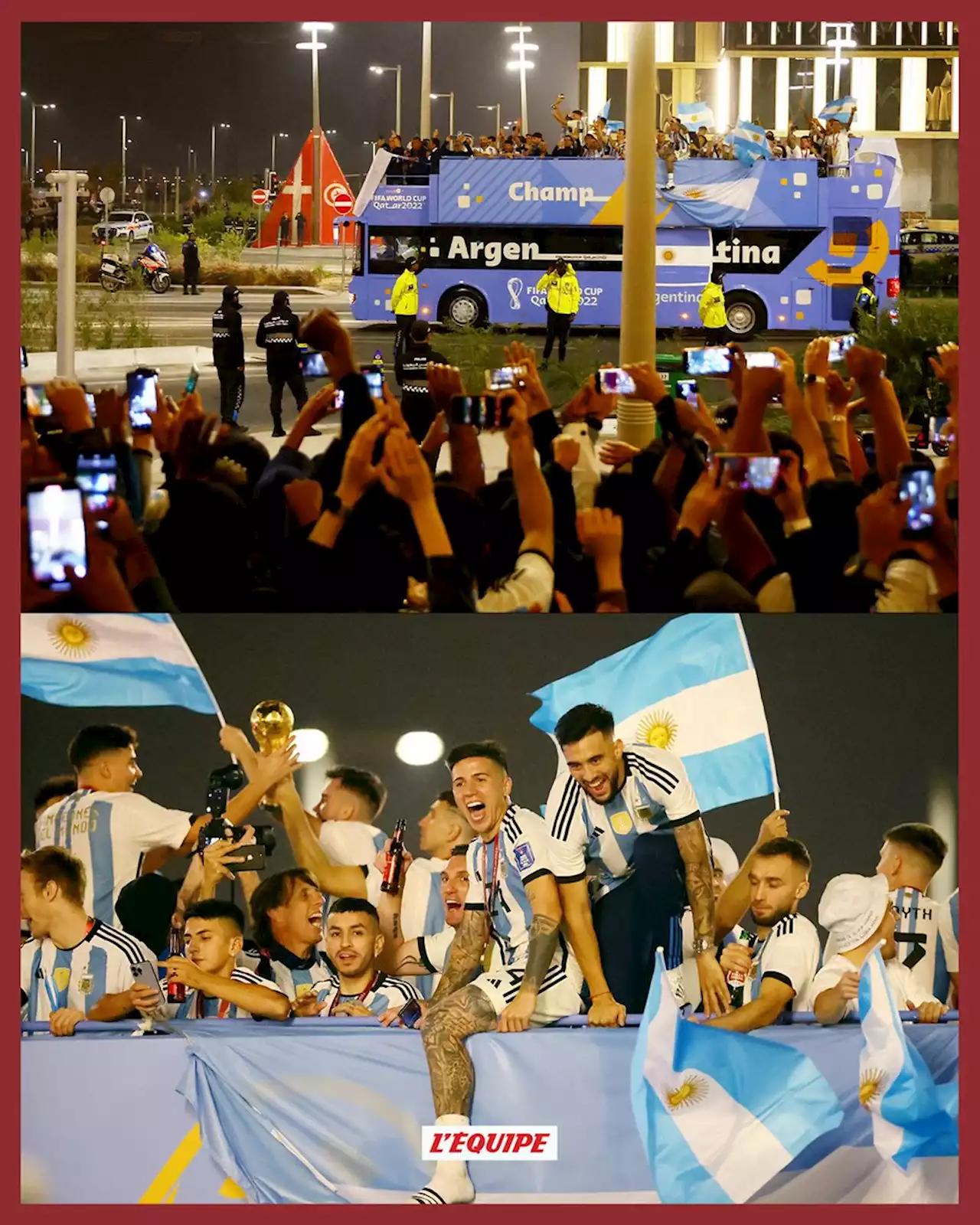 Avant-match de la finale de la Coupe du monde : L'Argentine est championne du monde