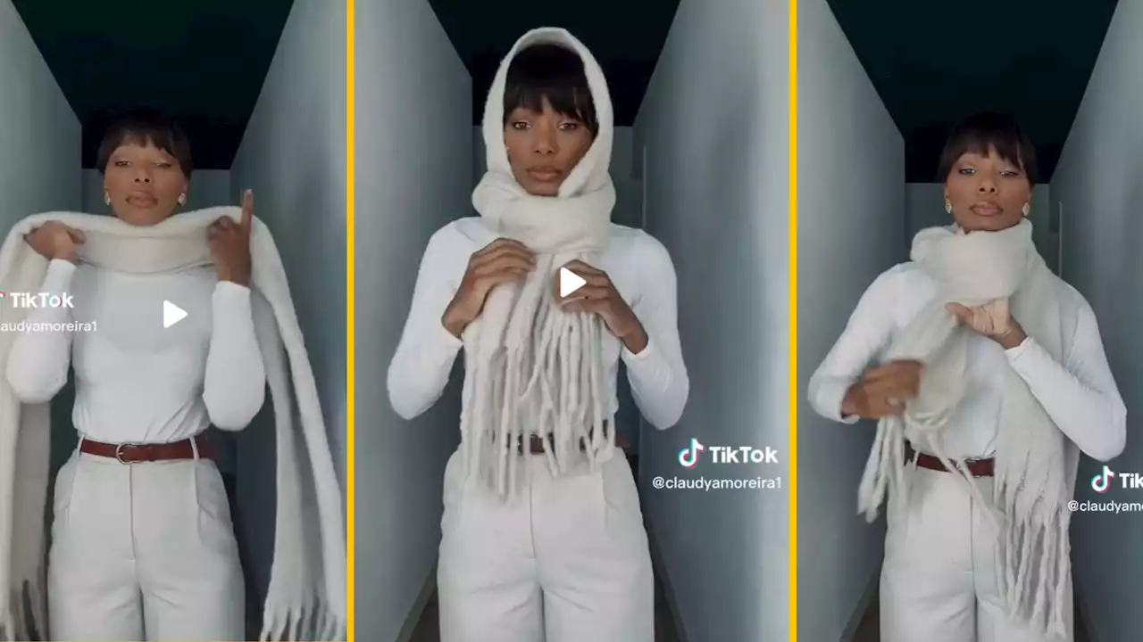 Transformer son écharpe en cagoule chic et chaude, c’est le hack mode viral de TikTok