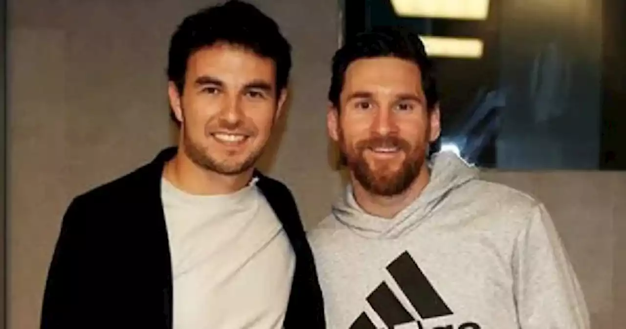 La felicitación de Sergio Pérez a Lionel Messi; Checo presume foto