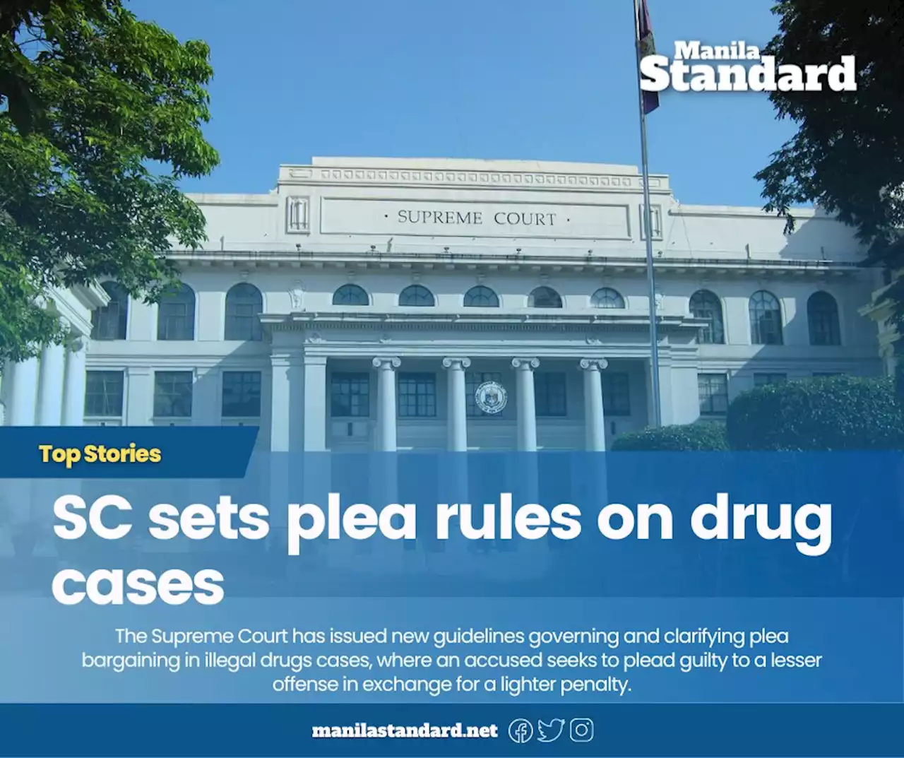 SC sets plea rules on drug cases