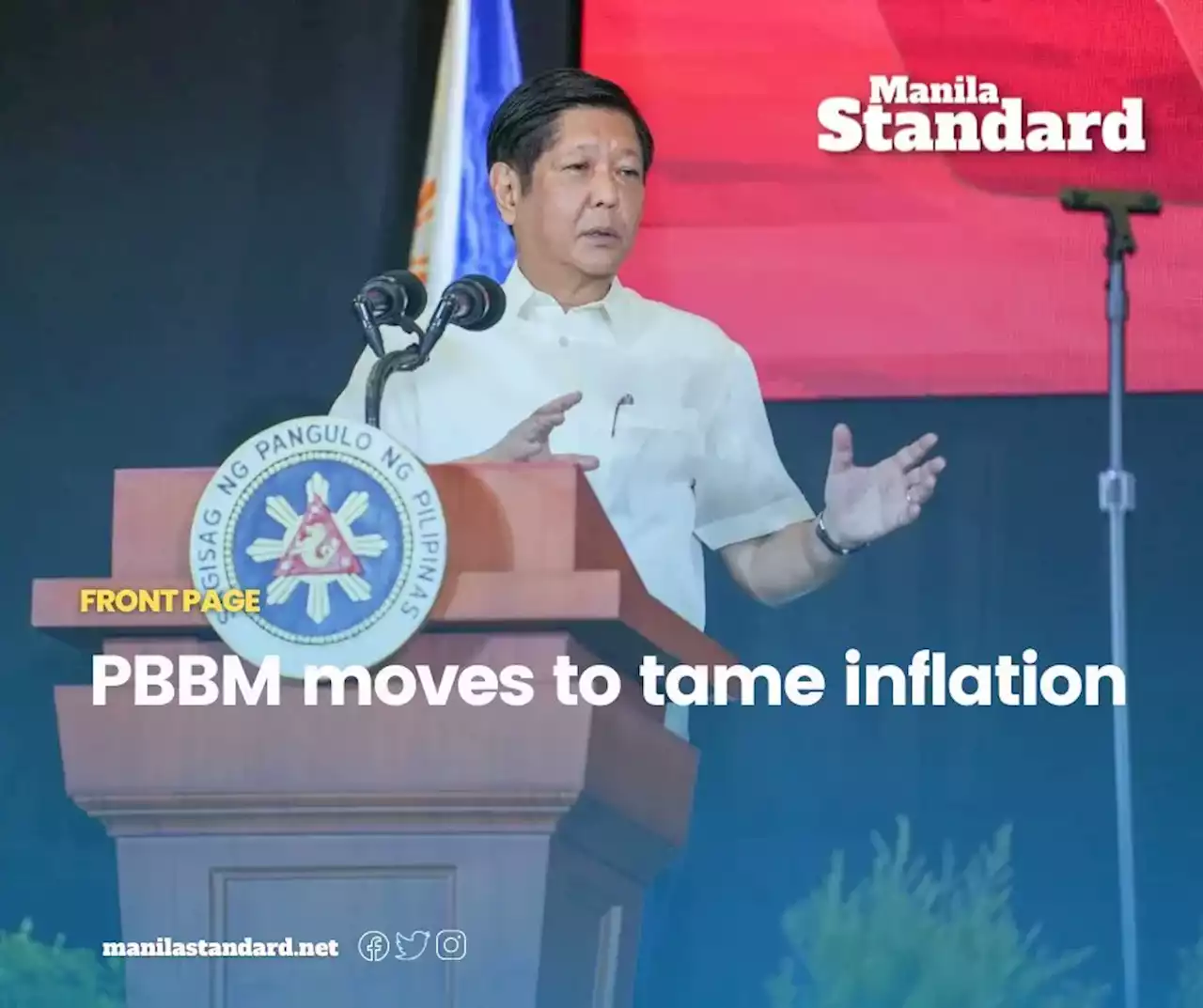 PBBM moves to tame inflation