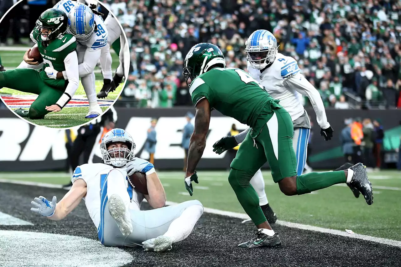 Jets defense folds in loss to Lions with playoff hopes teetering