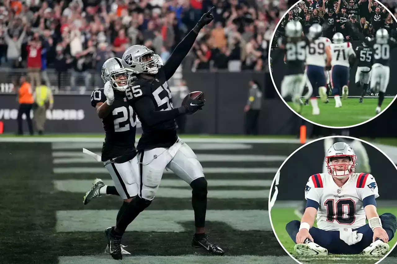 Raiders stun Patriots with improbable walk-off defensive touchdown