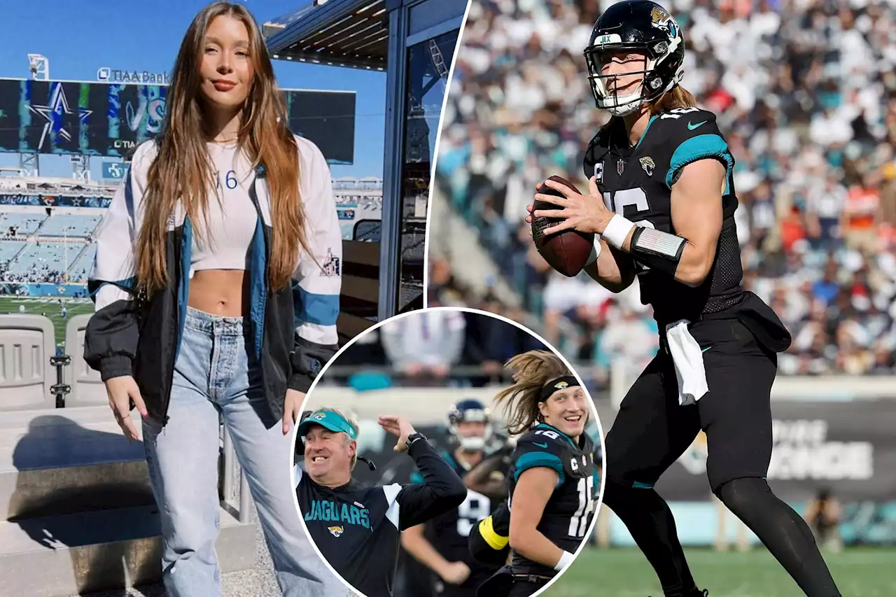 Trevor Lawrence’s wife, Marissa, reacts to Jaguars’ overtime win vs. Cowboys