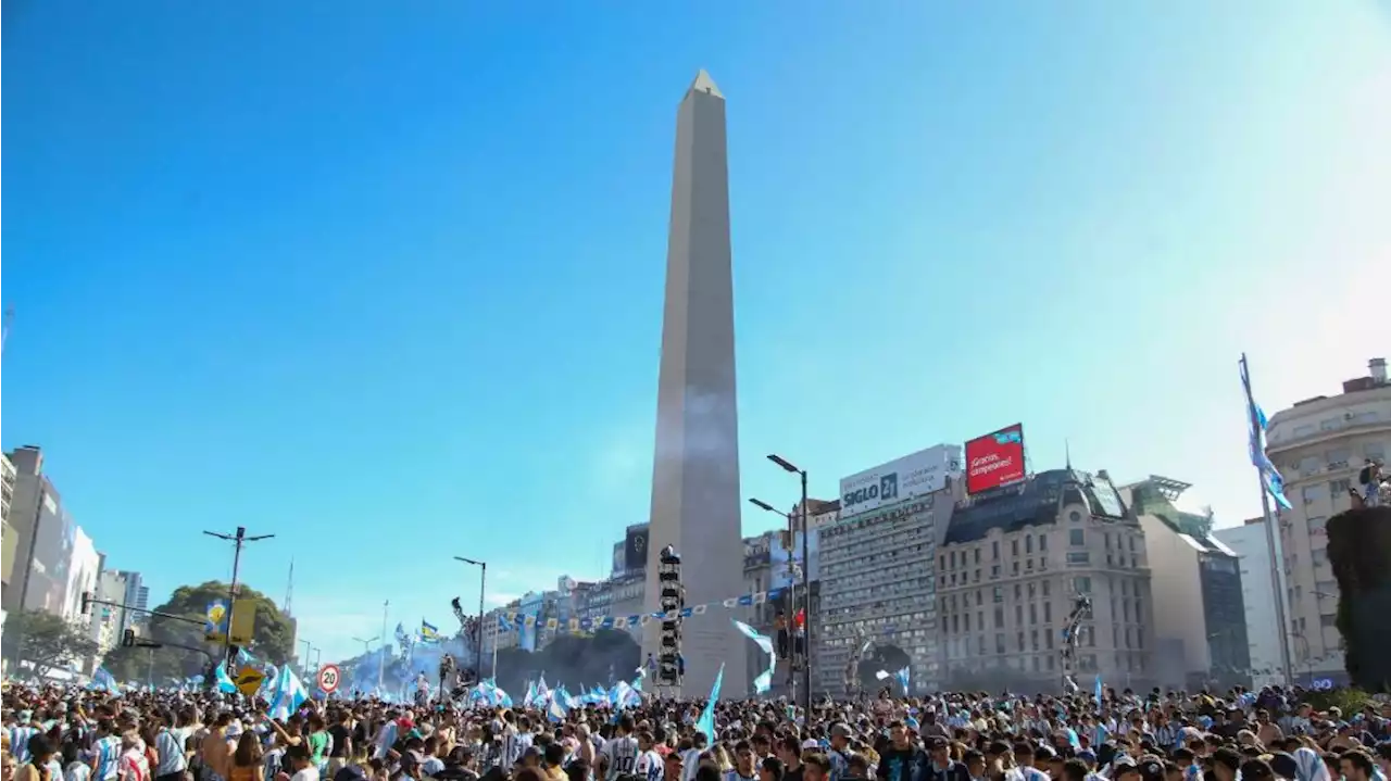 La AFA confirmó que los festejos junto a la Selección Argentina serán este martes en el Obelisco