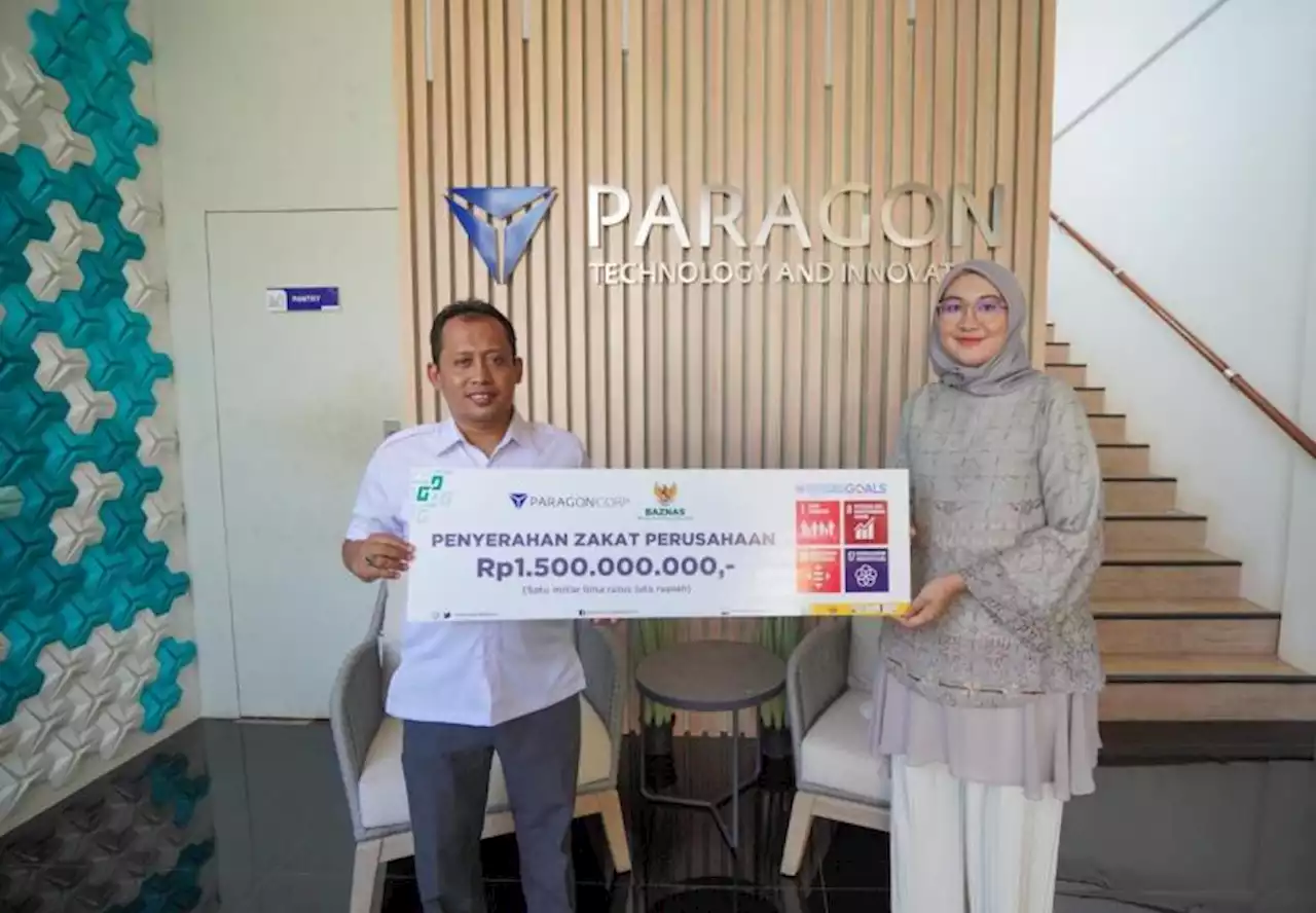 Bantu Masyarakat Miskin, Paragon Salurkan Zakat Perusahaan ke Baznas Senilai Rp 1,5 Miliar |Republika Online