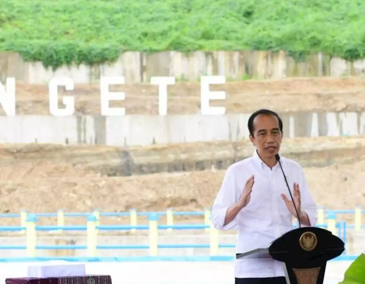 Jokowi Dijadwalkan Resmikan Bendungan Semantok pada Selasa Sore |Republika Online