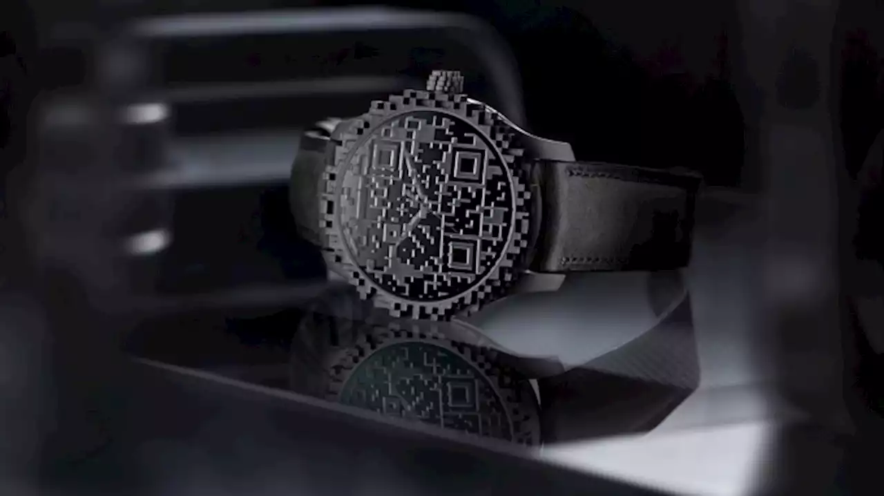 H. Moser & Cie’s Latest Watch Has a ‘Pixelated’ Titanium Case and a QR Code on the Crystal