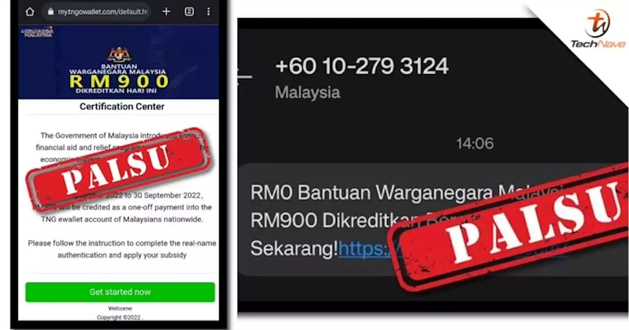 KKD: Beware of scam viral messages alleging RM900 assistance via TnG eWallet | TechNave