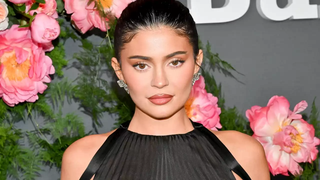 Kylie Jenner Put a Different Spin on the LBD With Skintight Latex Number