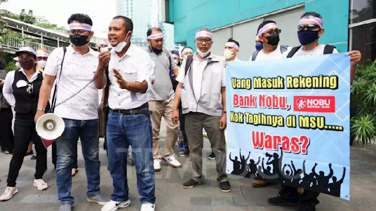 Demo Pembeli Apartemen Meikarta Tuntut Bank Nobu