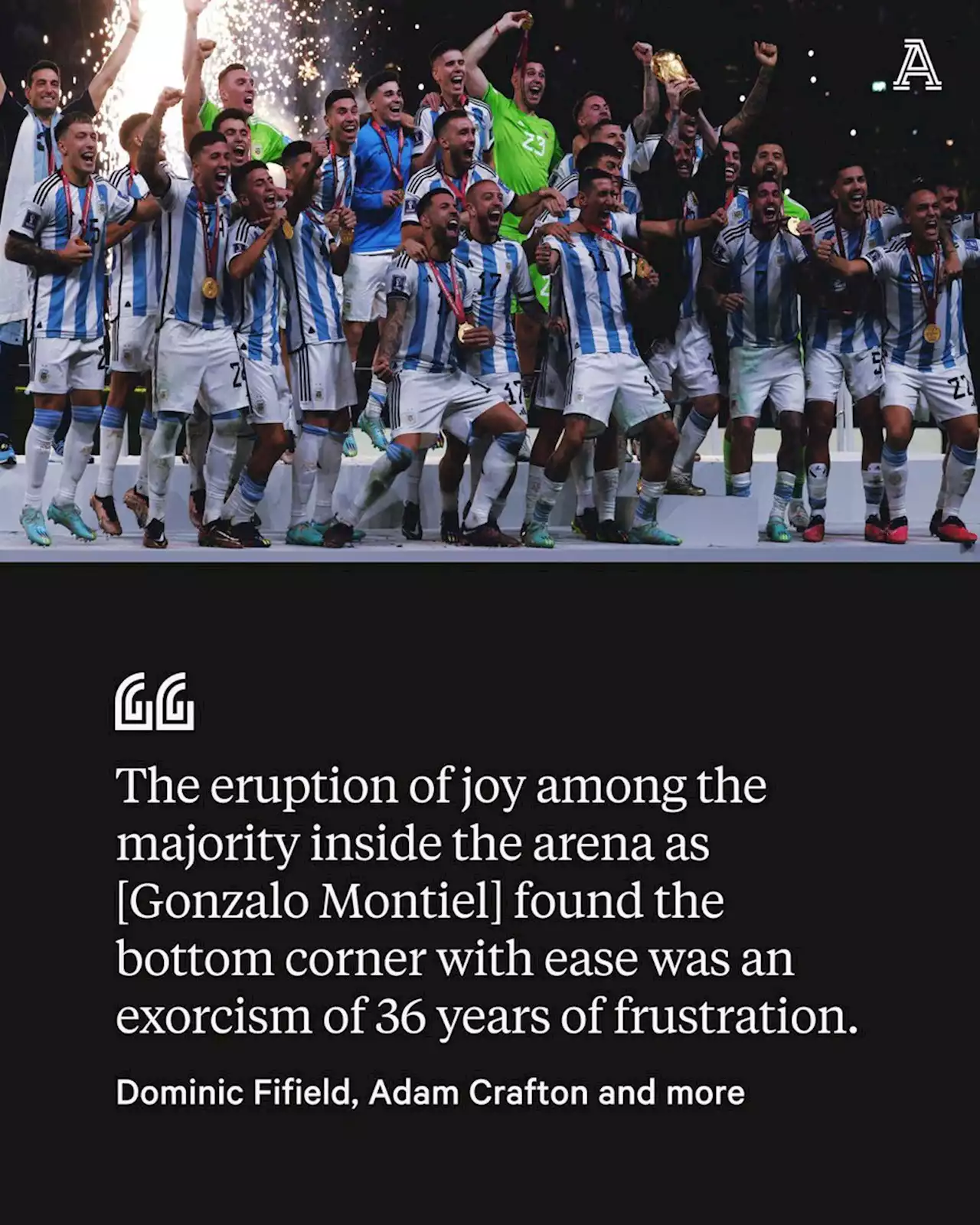 The inside story of the greatest ever World Cup final