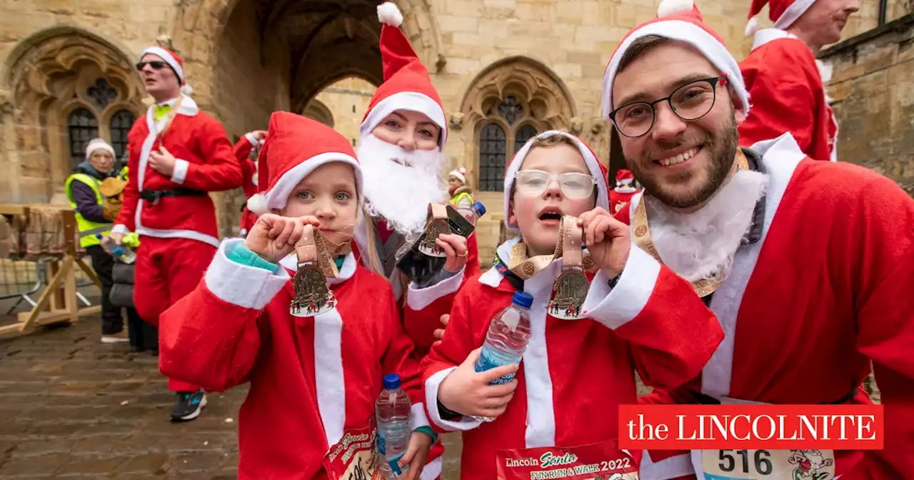 In pictures: Lincoln Santa Fun Run 2022