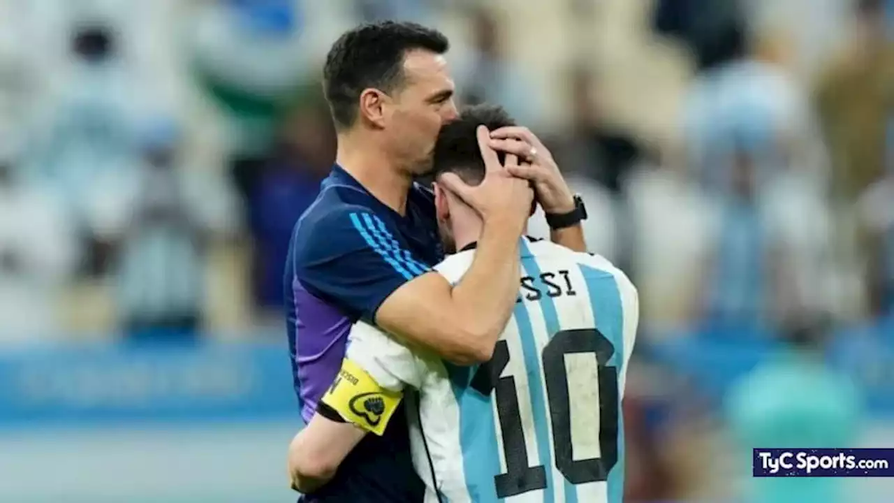 Scaloni, sobre Messi: 'Tiene la 10 guardada para el próximo Mundial' - TyC Sports