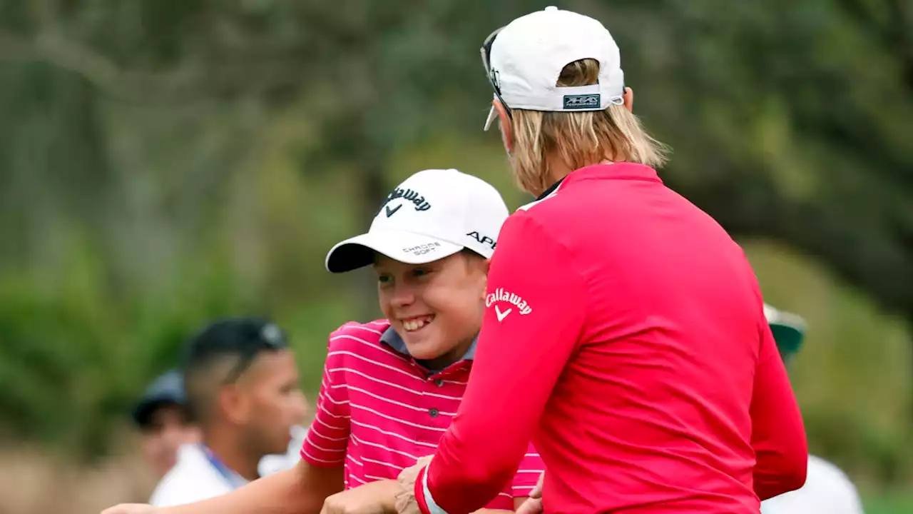 Crowd erupts for Will McGee, Annika Sorenstam's son and youngest player in PNC Championship history