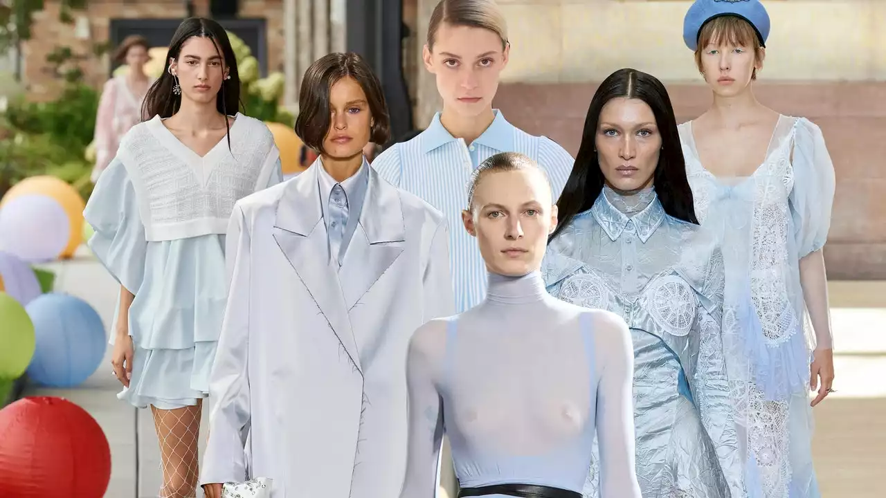 Bianco e azzurro, i colori dell'Argentina vincono nella moda primavera estate 2023