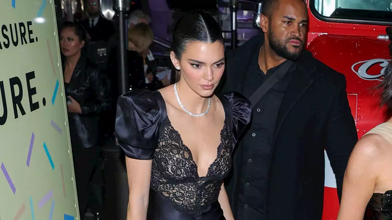 Kendall Jenner Does Goth-Girl Lace