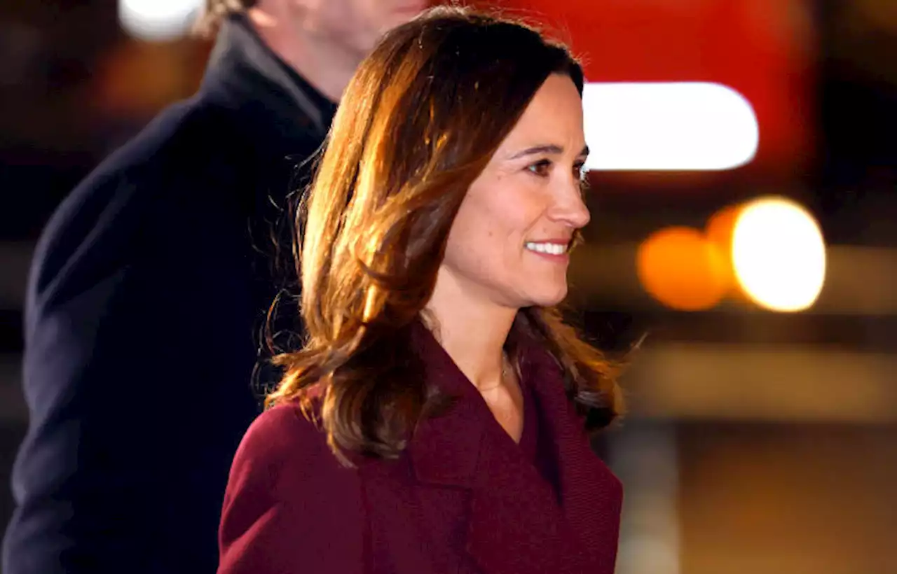 Pippa Middleton Bundles Up in Bordeaux-colored Coat for ‘Together at Christmas’ Carol Service