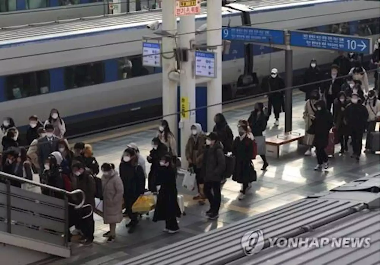 코레일, 설 승차권 예매 시작…오늘은 경로·장애인 대상 | 연합뉴스