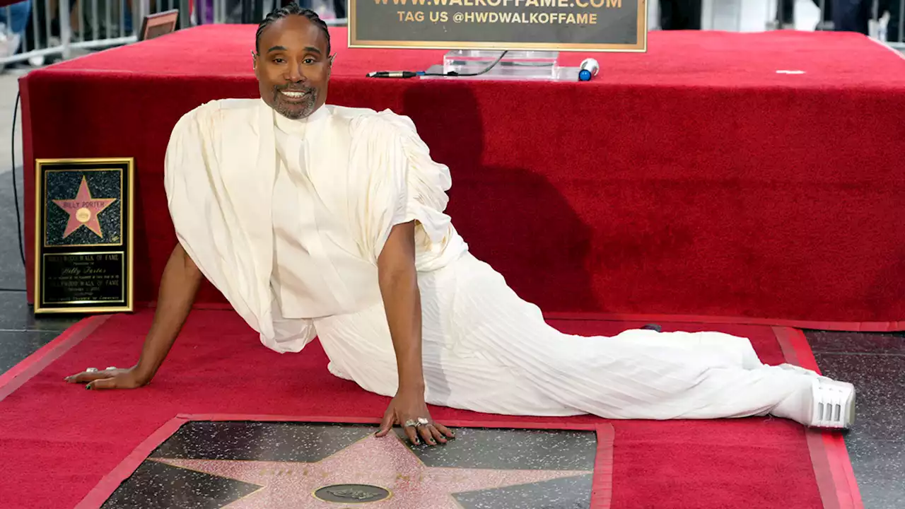 Trailblazing entertainer Billy Porter honored with star on Hollywood Walk of Fame