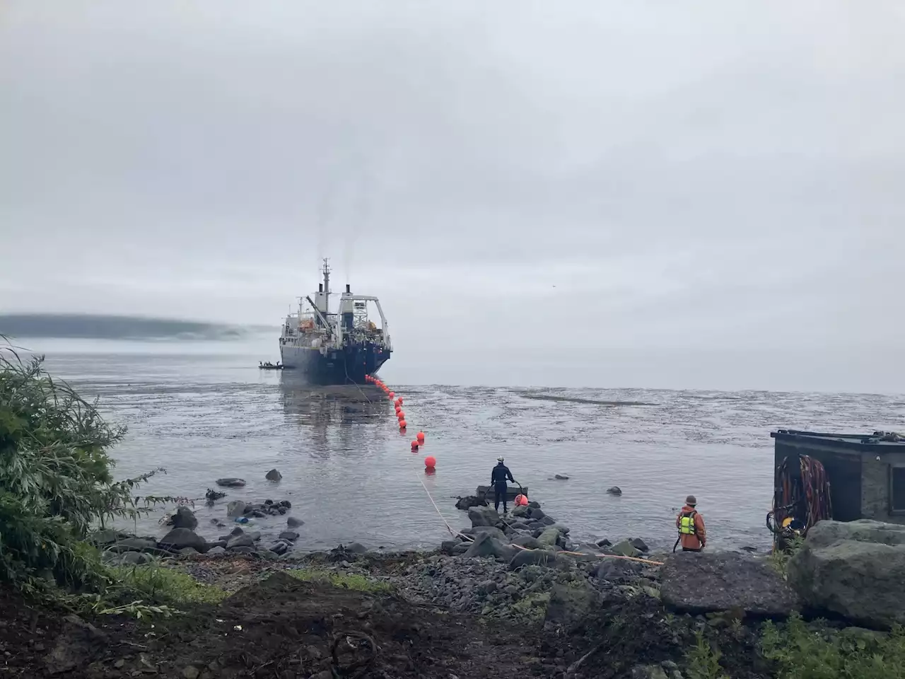 GCI Aleutians fiber optic cable damaged, likely by ship’s anchor