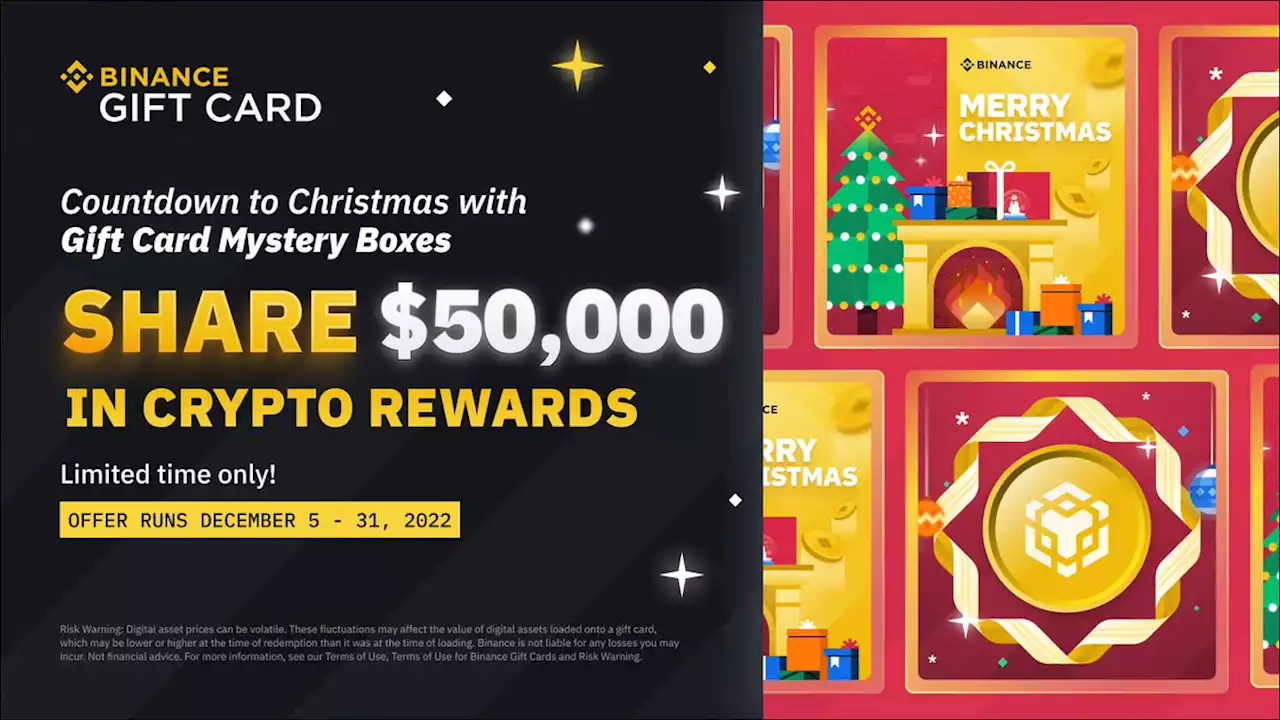 Celebrate the Festive Season with Binance Gift Card Mystery Box: Share $50,000 in Rewards! | Binance Support