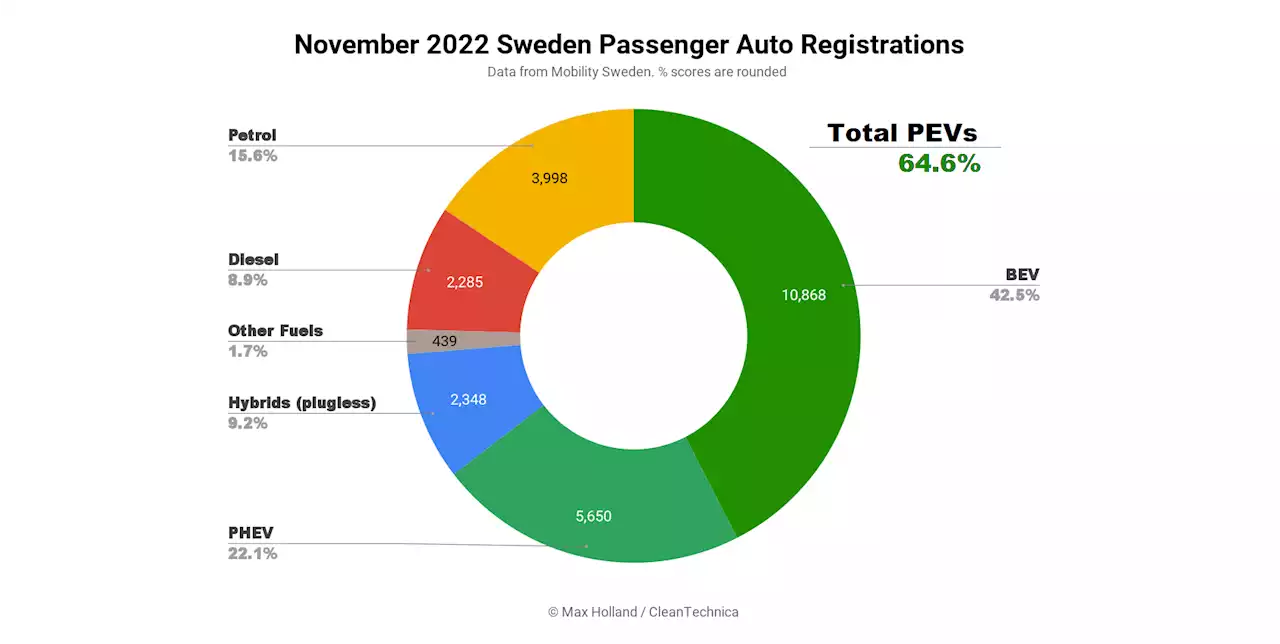 Sweden's BEVs Hit New High Before Incentive Cut