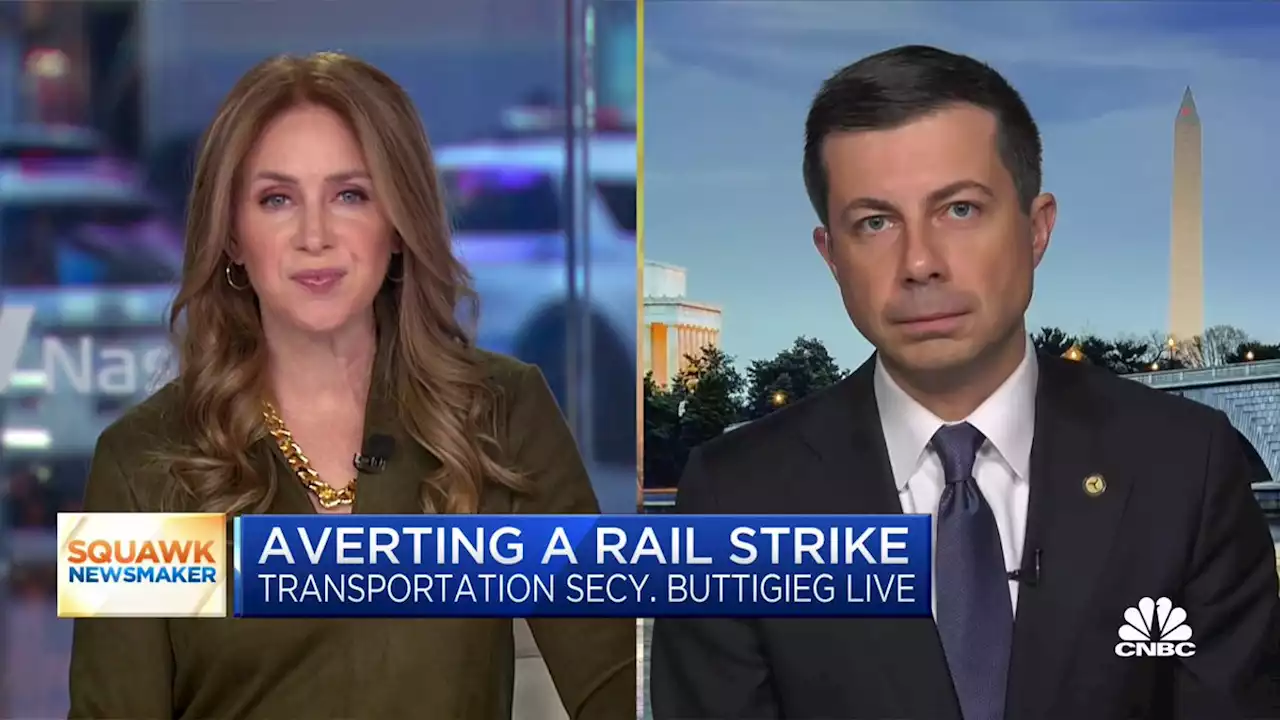 There is no substitution for a functioning rail network in the U.S., says Sec. Pete Buttigieg