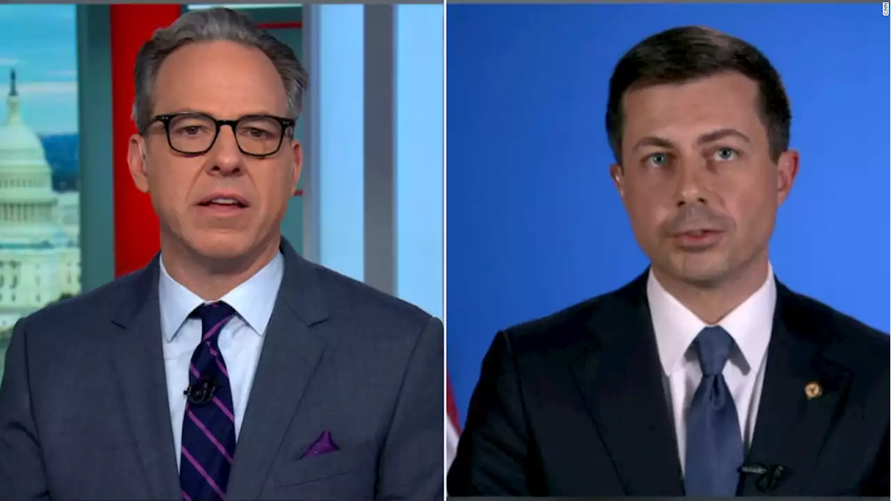 Video: Jake Tapper presses Transportation Secretary Pete Buttigieg on paid sick leave for rail workers - CNN Video