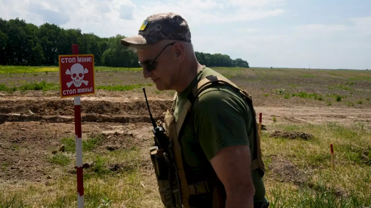 Canadian-funded group works to remove landmines left in Ukraine after Russian retreat