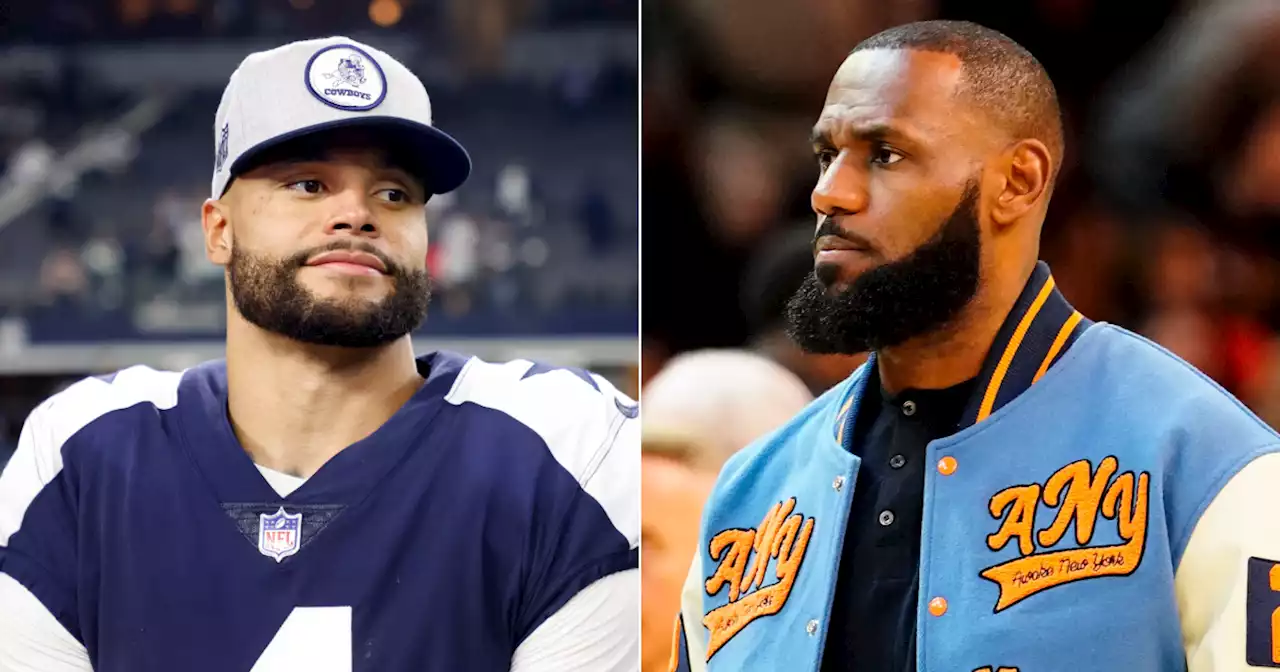 Dallas Cowboys quarterback Dak Prescott responds to LeBron James's criticisms